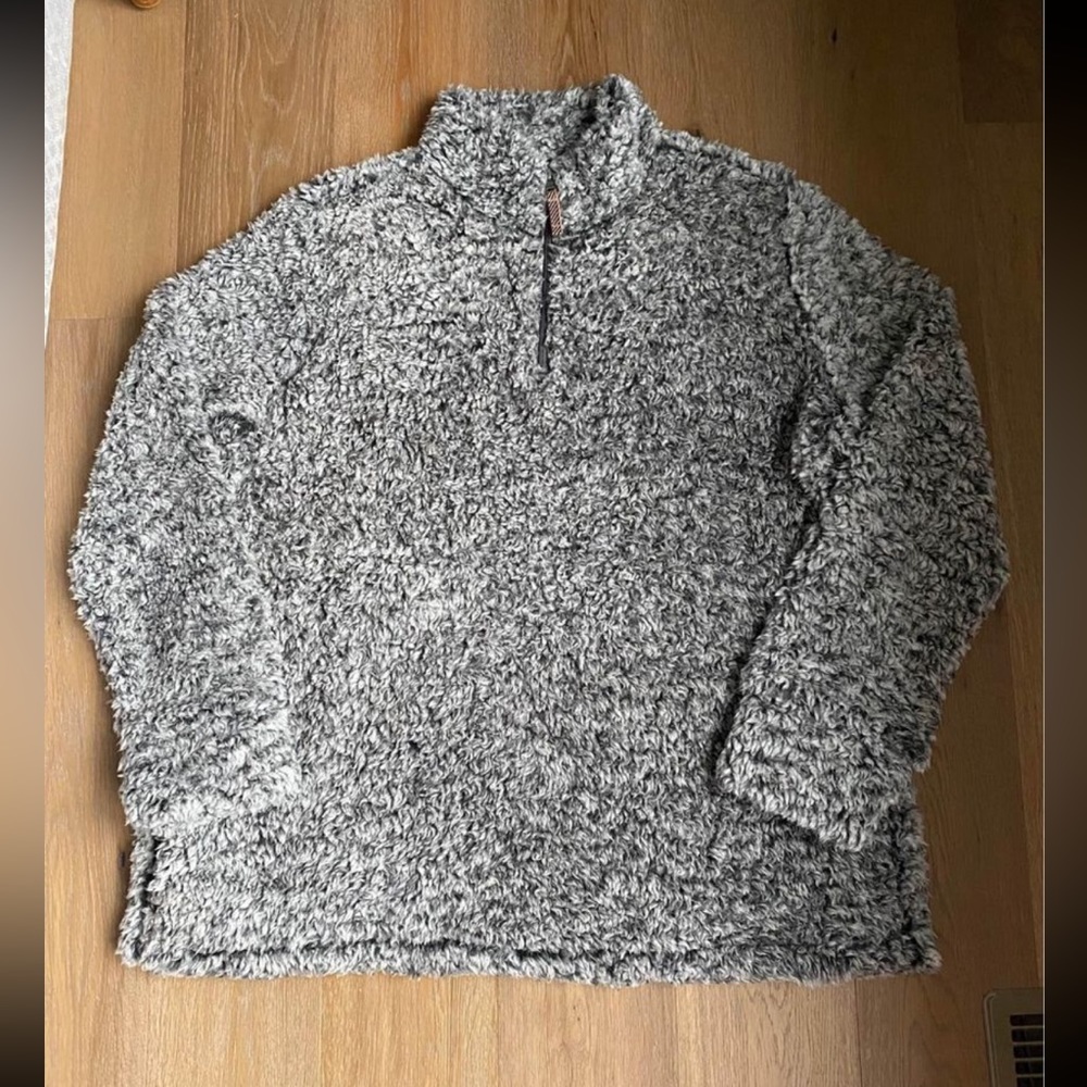 Women’s Sherpa fuzzy pullover 🐑 plus size sherpa jacket